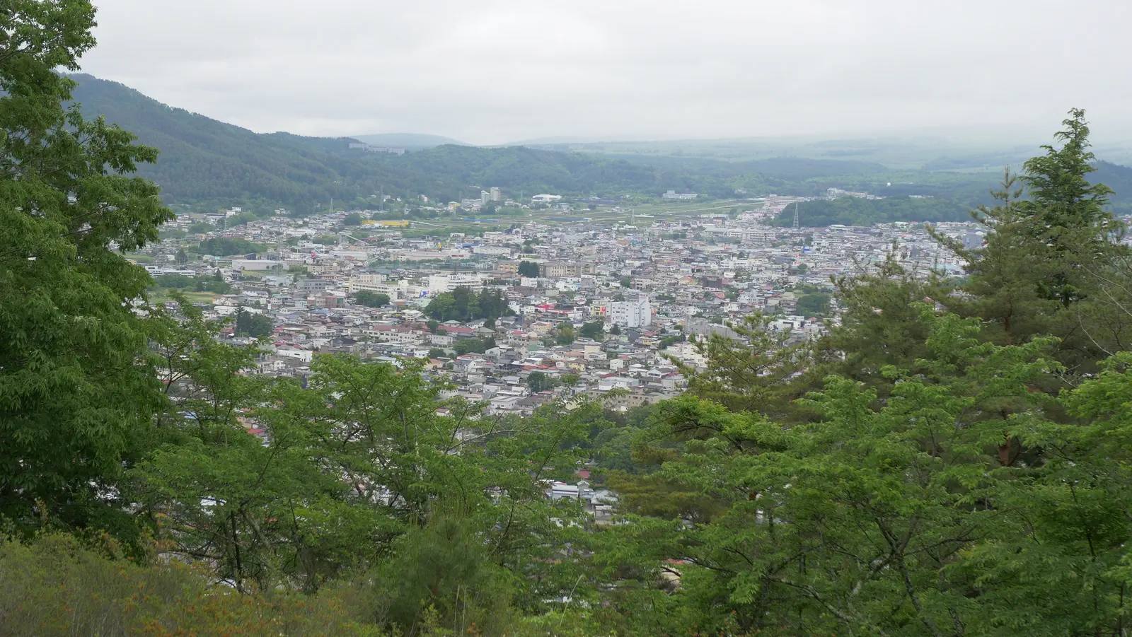Vue sur Fujiyoshida