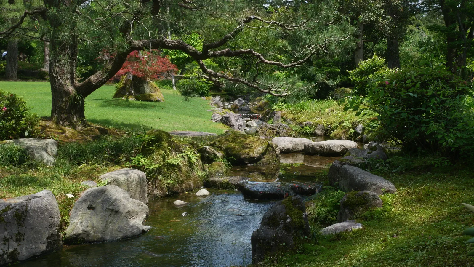 Paysage du jardin Kenroku-en