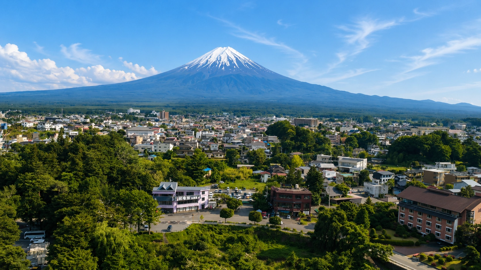 vue de fuji depuis le lac Kawaguchi